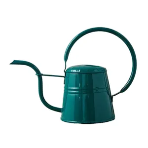 Iron Oval Watering Can Turquoise Colour with Round Handle Smart Watering Can Sprinkler Home & Garden Supplies Water Cans Spray