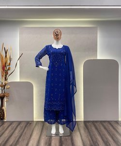 Exclusive Indian Designer Cotton Multi Color Modern Design Washable Lahenga Choli Dupatta Wholesale Wedding Wear Garment Surat - Product Image 4