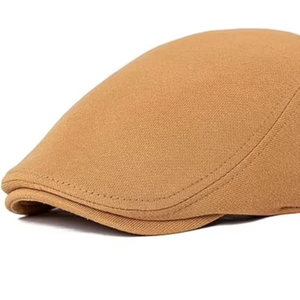 Casquette plate en coton pour homme, style Ivy, Gatsby, Newsboy, pour la conduite - Product Image 1