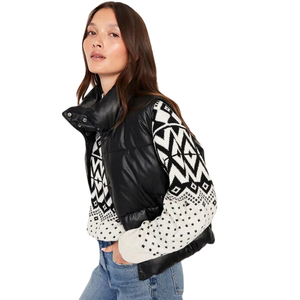 Bajo invierno cálido Nylon abajo chaleco Puffer DownJacket mujeres ecuestre Puffer utilidad chaleco sin mangas de talla grande chalecos personalizados - Product Image 6