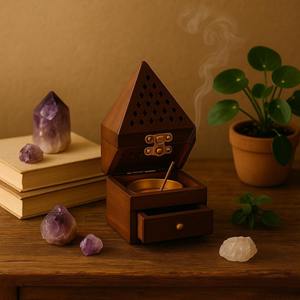 Quemador de Incienso Tradicional de Madera Más Vendido con Diseño Moderno para el Hogar, Hotel, Oficina y Relajación Disponible al Mejor Precio - Product Image 5