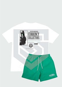 2025 New Arrival High Quality T-shirt and Shorts Set Cotton Unisex Logo High Street Casual Summer Shirt and Shorts - Product Image 2