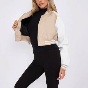 Chaquetas Varsity de Mujer de Diseño Personalizado de Alta Calidad, Ajuste Regular, Precio Accesible - Product Image 3