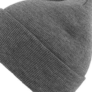 Bonnet en acrylique unisexe Doublure en satin Chapeau d'hiver en tricot avec logo personnalisé Nouveau design Bonnet brodé à la main en jacquard - Product Image 3