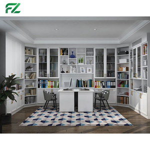 Meubles de bibliothèque en aluminium de luxe pour <span class=keywords><strong>la</strong></span> maison, style européen, italien, français, vintage, bibliothèque, étagère à livres - Product Image 5