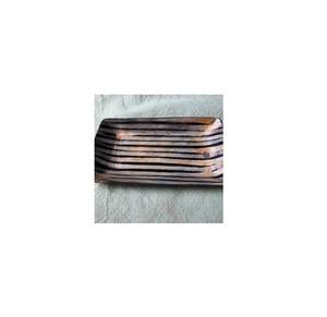 Forme carrée maison Table à manger plateau en corne nouveau Design taille personnalisée plateau en corne de buffle maison Restaurant fête de mariage plateau de nourriture - Product Image 2