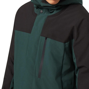 Chaqueta de esquí para hombre de ajuste personalizado OEM con impresión de logotipo de material impermeable a prueba de viento para ropa de invierno al aire libre y etiqueta privada - Product Image 2