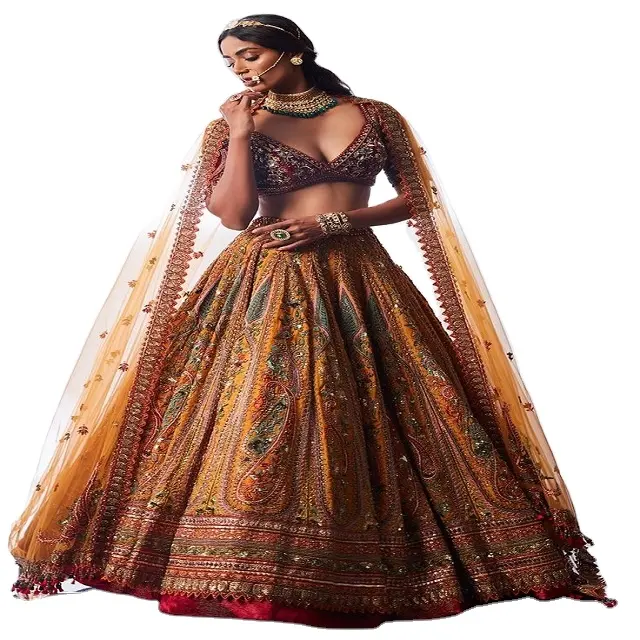 Beste Aanbiedingen Trending Design Lehenga Choli Voor Indiase Traditionele Slijtdoeken Fabricage In India Lage Prijzen