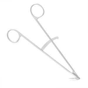 Ciseaux vasculaires 19cm Ciseaux à coupe inversée Cooley 17.1cm Ciseaux vasculaires Hegemann-Diethric coudés - Product Image 4