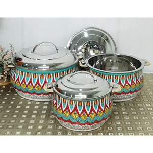 Casserole à dessert vintage en acier inoxydable Plat de casserole de service de nourriture de table de la plus grande qualité au prix le plus bas - Product Image 1
