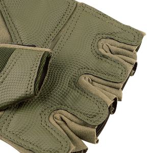Gants de moto demi-doigt de paume rembourrés en gel souple respirant de taille personnalisée compatibles avec les écrans tactiles pour les sports de plein air - Product Image 3