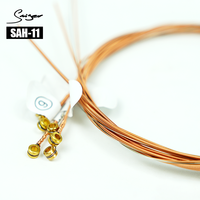 Wholesale Acoustic Guitar Strings Hexagon Carbon Steel Metal String Guitar Parts Accessories