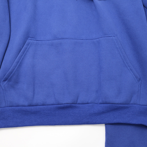 Ensemble pantalon de survêtement et sweat à capuche avec broderie en chenille personnalisée sérigraphiée Pullover Baggy Sweats à capuche vierges pour impression - Product Image 2