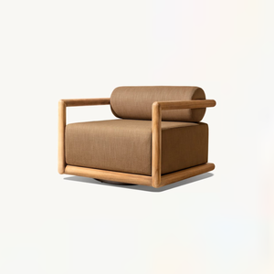 Modern Teak Outdoor Sofa Set Luxury Patio Lounge Furniture Wooden Garden <b>Seating</b> Resort Villa Sofa Set - Product Image 4