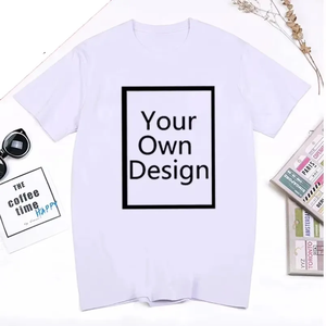 Vêtements en vrac T-shirt imprimé personnalisé demi-manches T-shirt DIY Your Like Photo ou Logo T-shirt Fashion Custom Men Tops Tshirt - Product Image 4