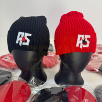 Gorro de Punto Personalizado 100% Acrílico con Logotipo Bordado |   Gorro de Invierno Cálido y Ajustable con Diseño Acanalado para Hombre y Mujer, Cómodo