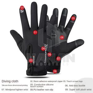 Gants de sécurité industrielle en gros Gants de travail en cuir durable pour la protection des mains et des bras de construction robuste - Product Image 4