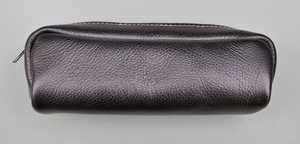 Nouvel arrivage Sac à crayons en cuir de grande capacité avec fermeture éclair Triangle Pochette à crayons Classique Luxe Bureau École Papeterie Organisateurs - Product Image 2