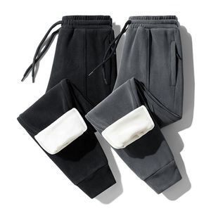 Pantalons pour hommes 100% coton Pantalons de survêtement taille mi-haute Imperméable Séchage rapide Respirant Vêtement décontracté Pantalons de course Fitness - Product Image 1