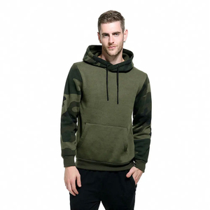 Sweat à capuche épais en molleton 100% coton 400 GSM de haute qualité avec logo personnalisé, coupe classique pour homme, style streetwear hiver - Product Image 2