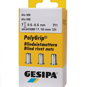 GESIPA น็อตยึดแบบ Blind Rivet PolyGrip พร้อมก้านเหล็กขนาด 7 x 13.5 มม. M5 ชุด 50 ชิ้น - Product Image 3