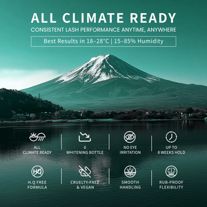 COSMILA HQ Free 99,8% Monomère japonais 0,5-1s Séchage rapide Vegan Sans cruauté Liquide Colle pour extensions de cils Imperméable Anti-huile Tout - Product Image 2