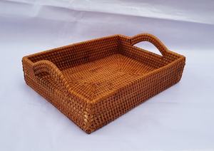 Plateau en rotin naturel fait main de haute qualité, best-seller populaire, certifié CE, couleur/design personnalisable pour le rangement à domicile - Product Image 6