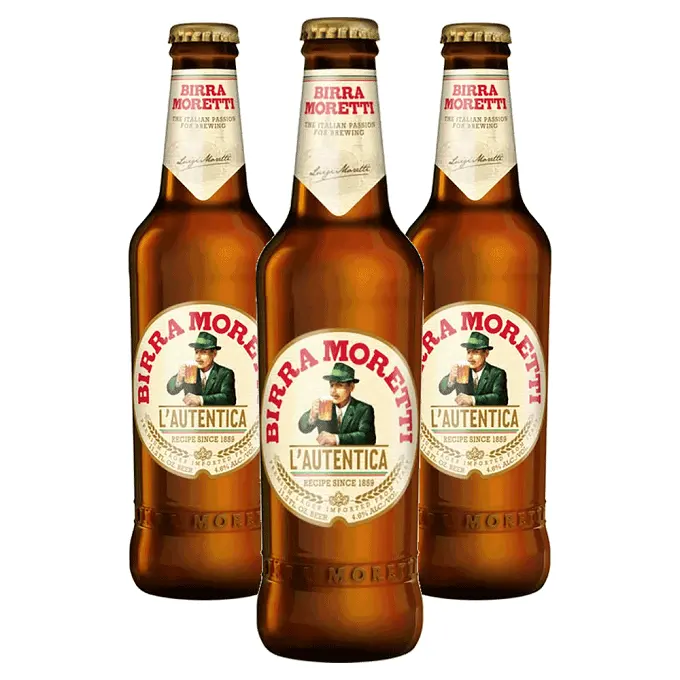 Weiss Beer Birra Moretti 3 x 33 cl 5 % vol italian beer - Made in Italy