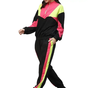 Conjunto Deportivo de Dos Piezas para Mujer, Personalizado, Transpirable, Ecológico, Antibolitas, de Felpa Lavada y Pintada, 100% Algodón, de Alta Calidad - Product Image 1