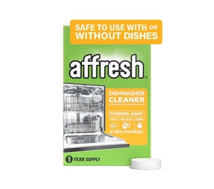 Affresh Dishwasher Cleaner <b>12</b> <b>Tablets</b> <b>12</b>-Month Supply Odor & Grime Remover for Pump Tub & Hoses - Product Image 1