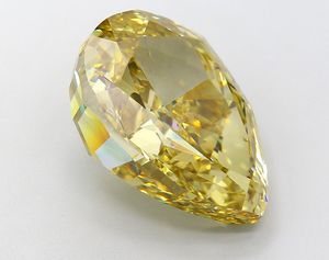 ลูกแพร์16.29ทันสมัย CT ตัดแฟนซีสีเหลืองเข้มหินเพชร CVD สำหรับเครื่องประดับระดับไฮเอนด์ผู้ซื้อขายส่ง - Product Image 3