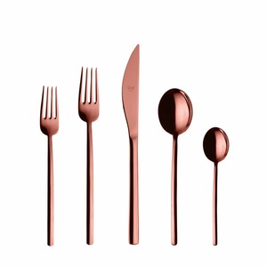 Juego de cubiertos con acabado de espejo marrón, cubiertos elegantes de acero inoxidable para mesa de comedor, cocina casera o uso en bodas de la India - Product Image 1