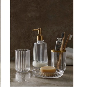 Accesorios de baño desgastados de cobre y hormigón, espejo de cobre, vaso dispensador de jabón, plato, fabricante indio 2023 - Product Image 4