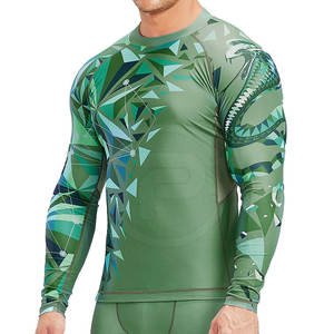 Rashguard de Manga Larga para Hombre, Diseño Personalizado, Transpirable, Spandex y Poliéster, Producto de Alta Moda para MMA, Gran Venta - Product Image 3