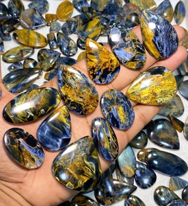 Piedra Preciosa Suelta de Pietersita, Cabujón Natural de Forma Mixta Pulido Claro para Joyería, Regalo para Ella, Alba Gems 10g-1kg - Product Image 1