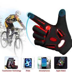 Cómodos guantes de ciclismo con almohadilla de gel para hombre, guantes de ciclismo de montaña y carretera, correa de muñeca ajustable para deportes al aire libre - Product Image 6