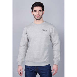 Sweat-shirt à col rond en molleton CLINTON pour homme avec logo personnalisé, 100 % coton, anti-plis, anti-rétrécissement, tailles XXS à 6XL, broderie 3D, sérigraphie - Product Image 1