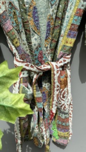 Chaqueta Kantha Vintage para mujer, vestido largo acolchado de invierno para la playa, nuevo Suzani bordado, apliques de relleno de algodón transpirable - Product Image 6