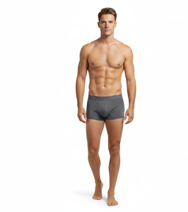 Calzoncillos de Algodón para Hombre Contour Ease Gris, Tejido Suave, Elástico y Transpirable que Brinda Comodidad Diaria Equilibrada - Product Image 1