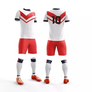 Fabricación de fútbol Jersey Kit de entrenamiento deportivo Diseños y logotipos personalizados Uniforme de fútbol para hombres y mujeres - Product Image 3