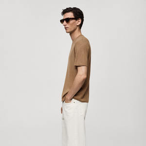 Alta calidad 300 gramos 100% algodón logotipo personalizado Unisex camiseta de gran tamaño para hombre con hombro caído peso pesado - Product Image 5