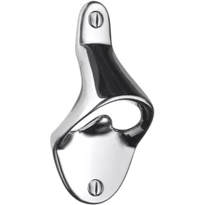Ouvre-bouteille mural en argent haut de gamme outil de table en laiton pour bars et magasins de bière Design de luxe pour ouvre-couvercles à vin - Product Image 1