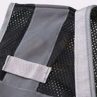 Chaleco de Seguridad para Hombre de Alta Visibilidad, Ligero y de Alta Calidad, Transpirable, de Secado Rápido, Nailon/Poliéster, Ropa de Trabajo Cómoda