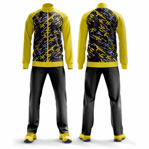 ชุดออกกำลังกายแบบกำหนดเอง เสื้อแจ็คเก็ตและกางเกงขายาว สำหรับผู้ชาย ผู้หญิง และเยาวชน ชุดทีม ชุดฝึกซ้อม ราคาถูก ขายส่ง - Product Image 6