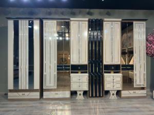 ชุดห้องนอนขนาดคิงไซส์ที่ทันสมัยหรูหรามีสไตล์เฟอร์นิเจอร์สำหรับบ้านโรงแรมหรือโรงเรียนคุณสมบัติการจัดเก็บและคลังสินค้าในฟาร์ม - Product Image 4