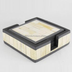 Posavasos de madera para decoración de mesa de alta calidad al por mayor, posavasos personalizados de madera de chocolate, posavasos modernos de madera sostenible - Product Image 4