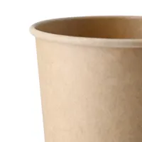Gobelets en papier kraft à paroi simple de 500 ml (20 oz) Ø 90 mm, grande capacité, pour smoothies et boissons froides - 1000 pcs/carton