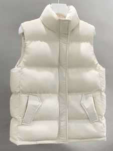 เสื้อกั๊กขนสัตว์แบบไม่มีแขนสำหรับผู้หญิงฤดูหนาว  แบบพองตัว กันน้ำ กันลม มีซิป  บุด้วยโพลีเอสเตอร์ - Product Image 4