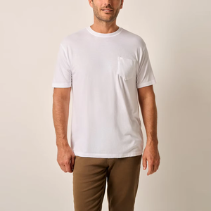 Fabricantes de ropa Camiseta básica de alta calidad para hombre Ropa de diseñador modal de algodón Ropa de gimnasio Camisas para hombres - Product Image 4