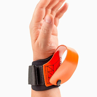 Poignées de musculation en cachemire avec logo personnalisé, antidérapantes, pliables, écologiques, support de poignet, poignées de gymnastique à 2 trous